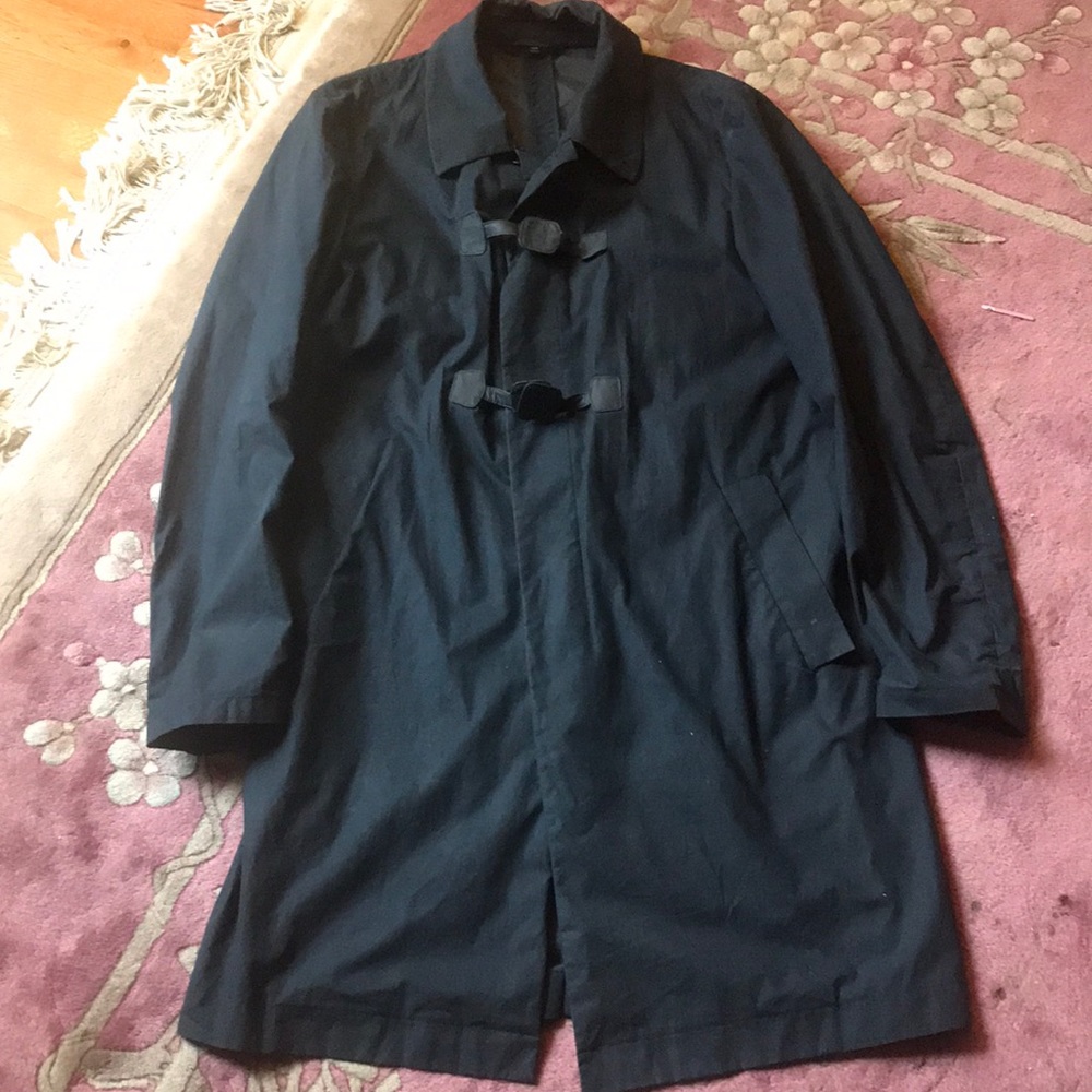 Helmut Lang navy trench
